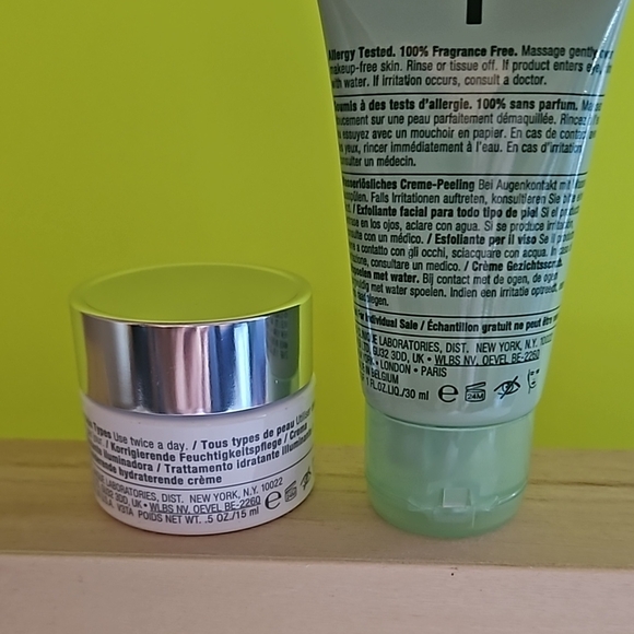 NWT Clinique 7 day scrub cream & even better clinical brightening moisturizer - Picture 2 of 6